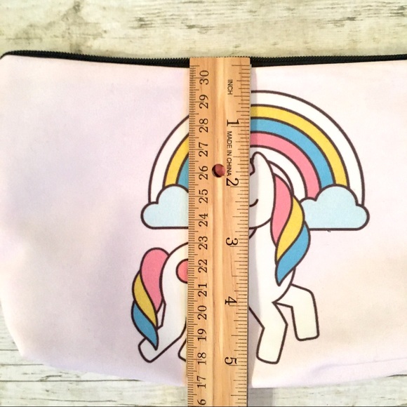 ✨4/$25✨ Unicorn 🦄 Makeup Multipurpose Bag Pouch Pink - Picture 7 of 7